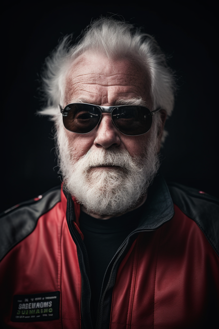 Portrait of an aging street racer