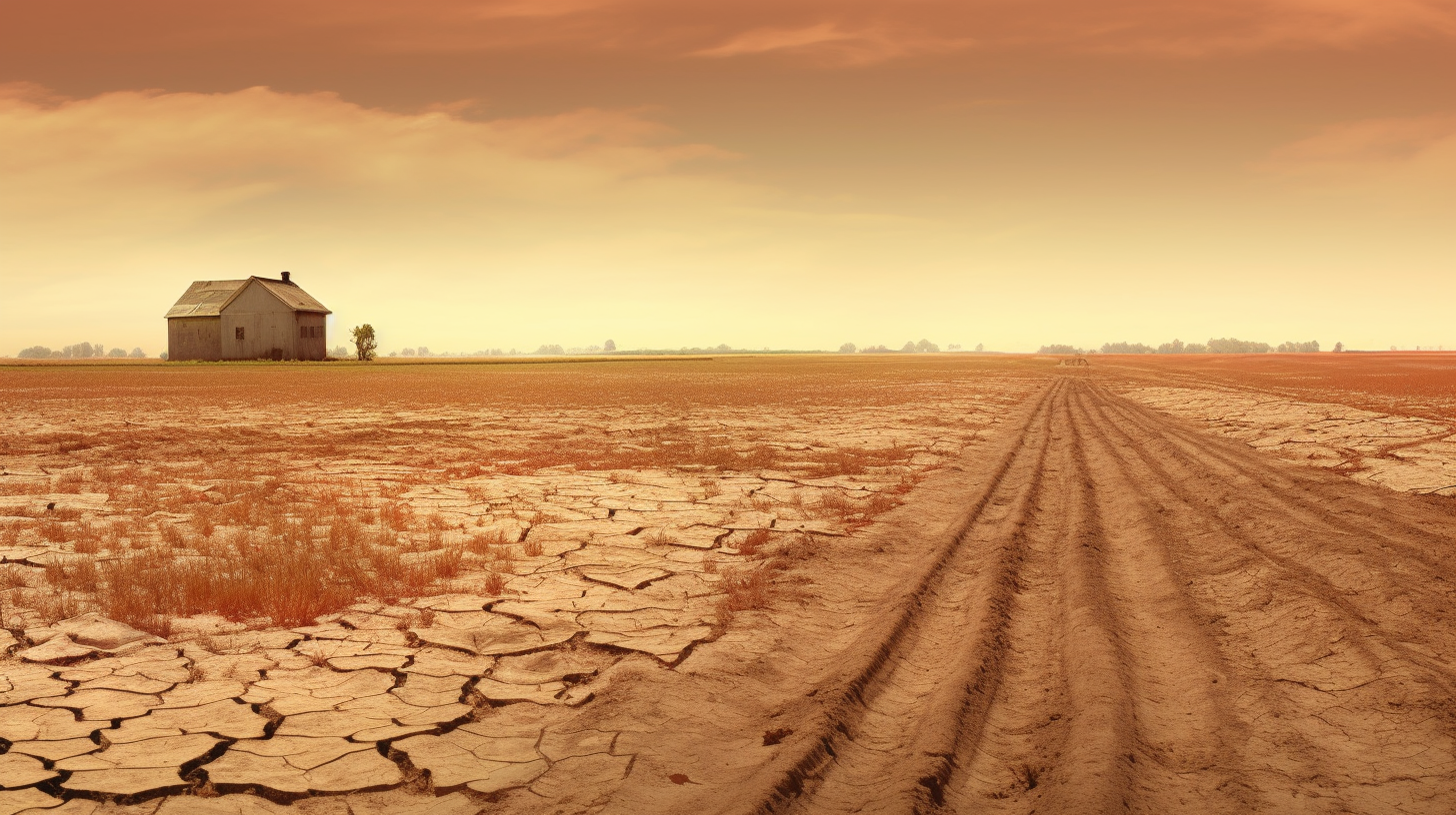 Withering crops and desperate farmers amidst drought and irrigation failure