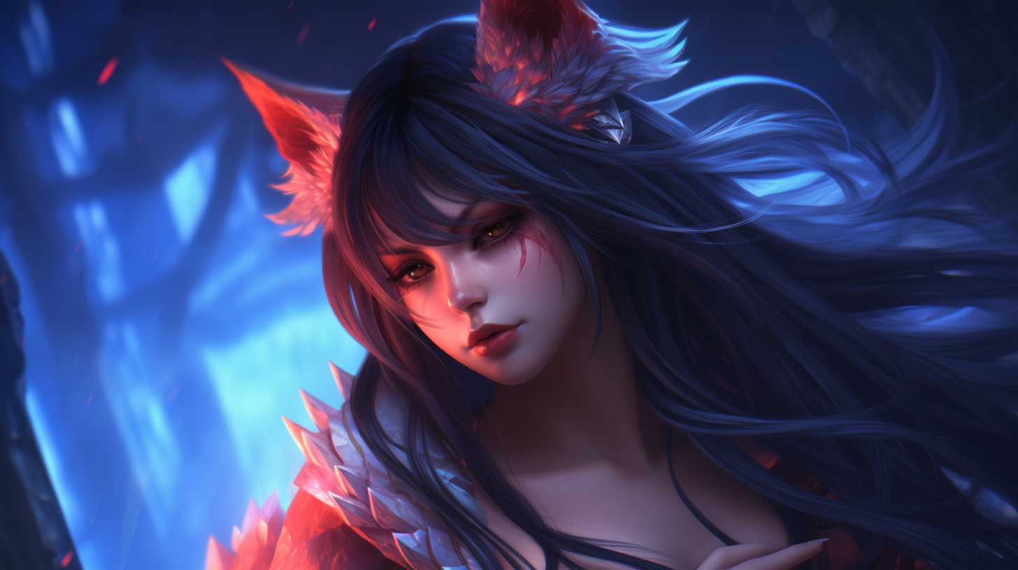 Ahri from League of Legends artwork