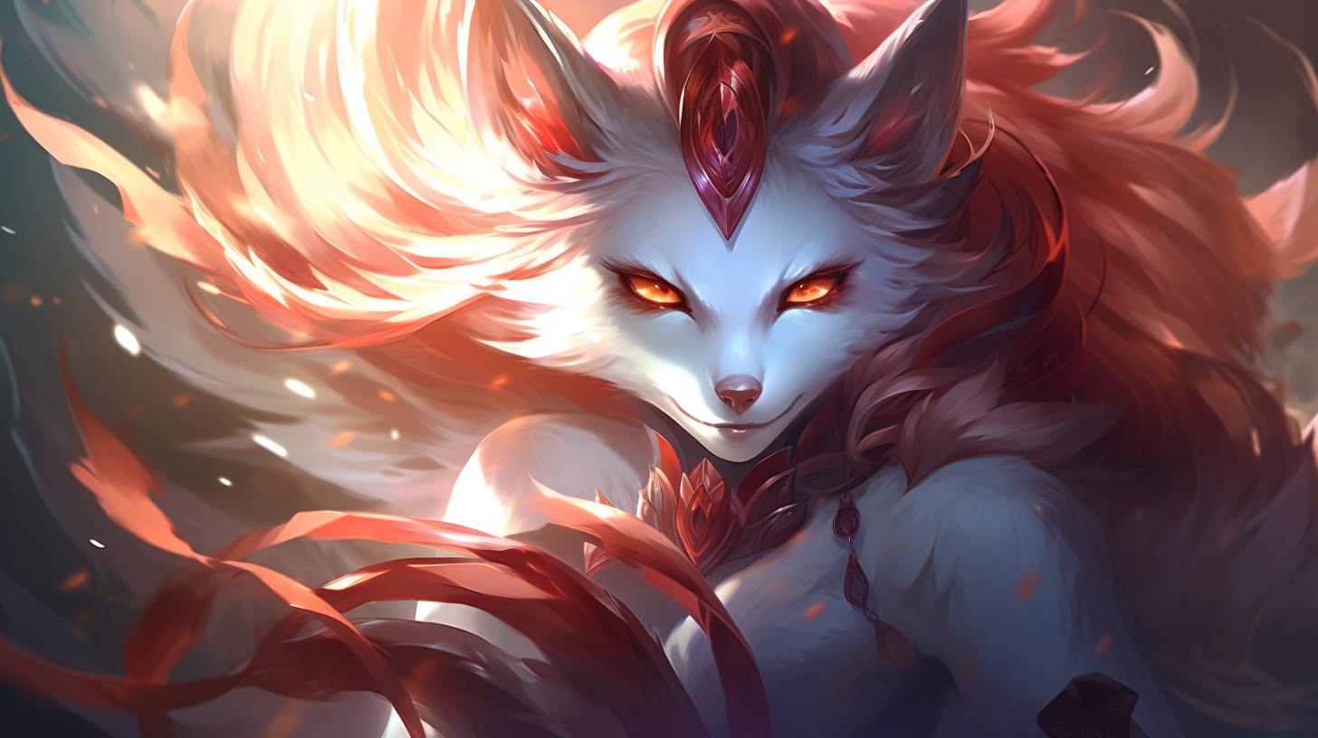 Ahri, the fox-like vastaya manipulating prey's emotions