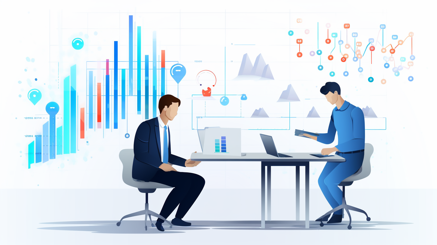 AI and Data Driven Company Illustration