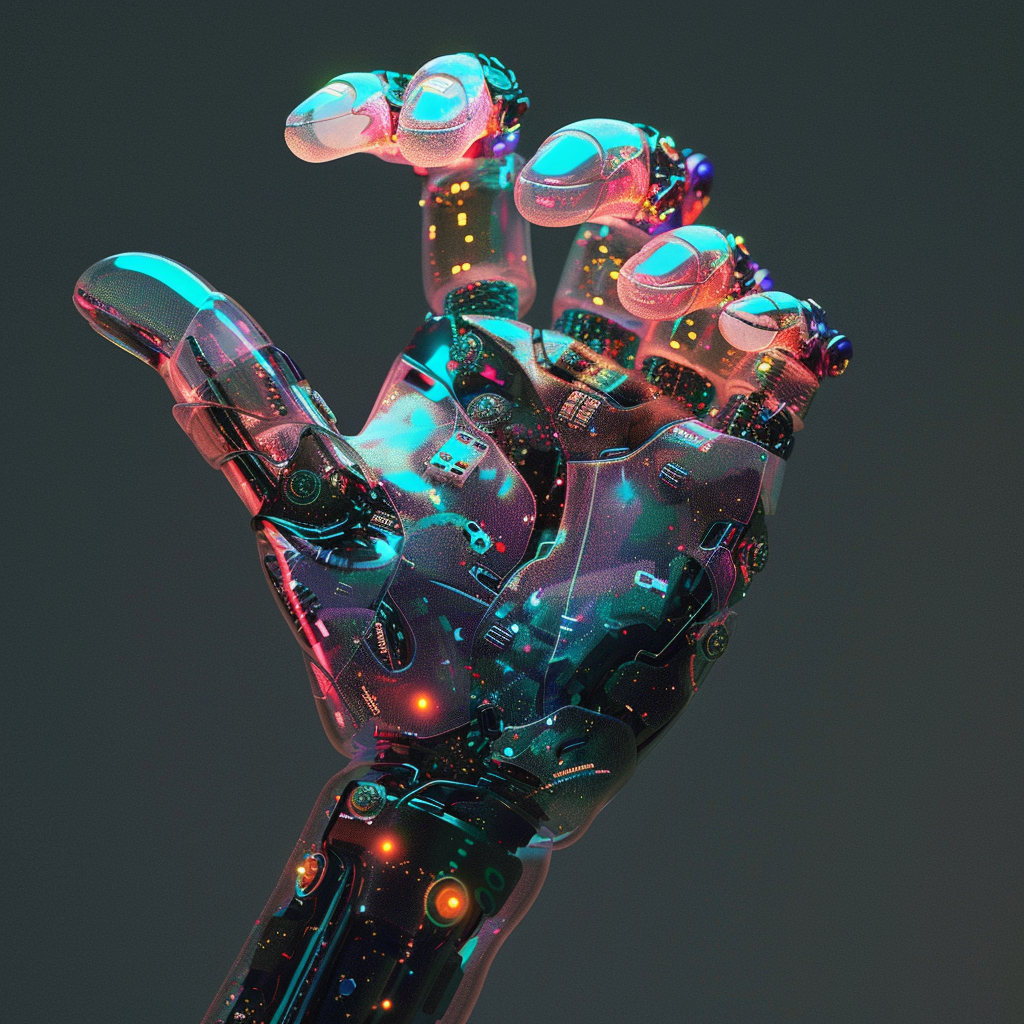 Artificial Intelligence Hand Kidney Image