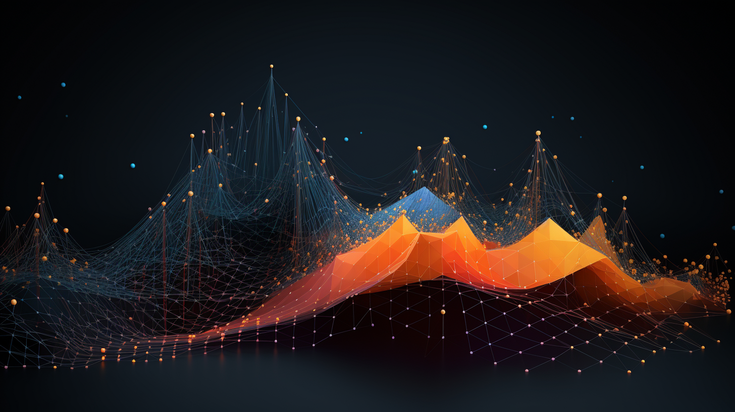 Inflection point graph visualization in AI