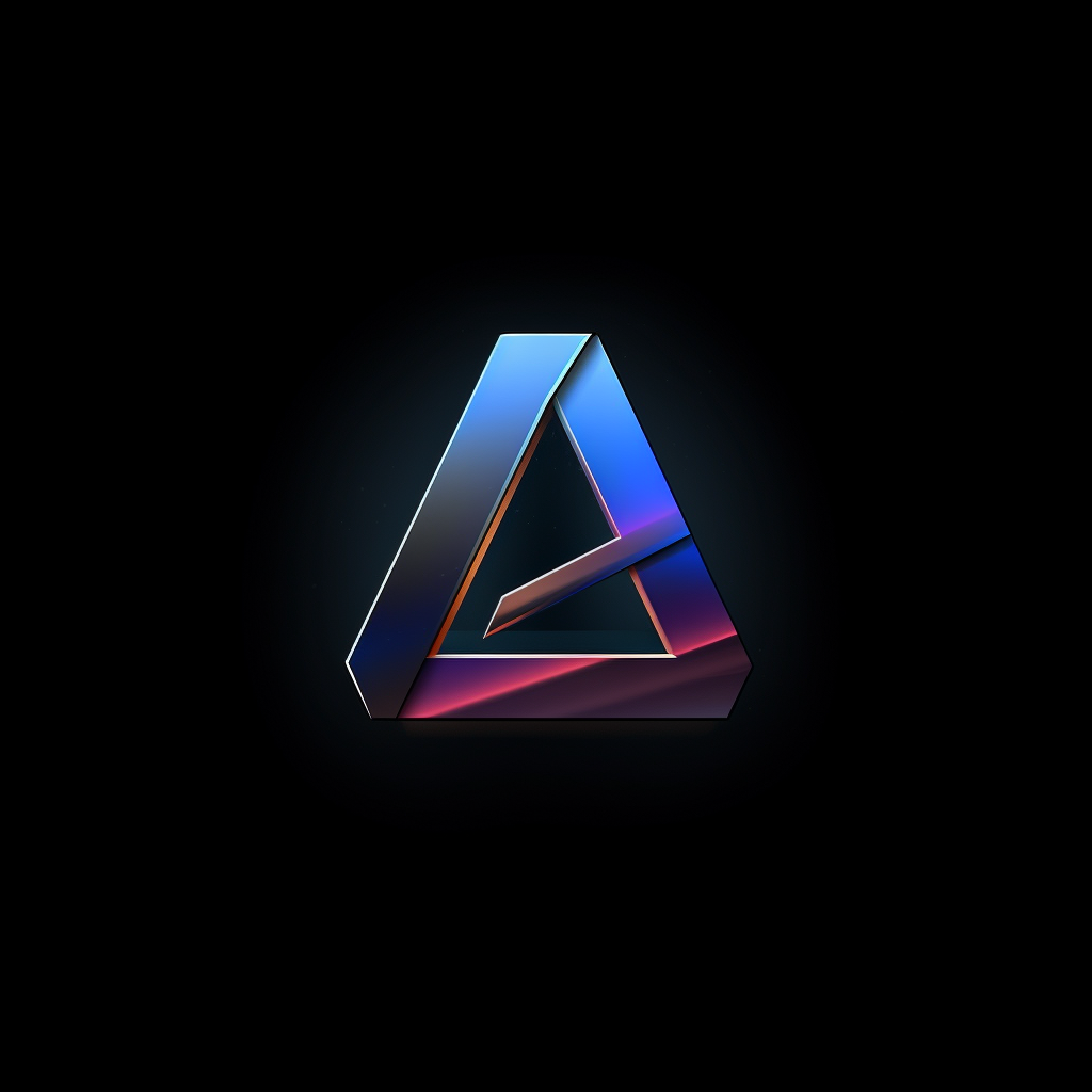 Minimalistic AI Logo with P