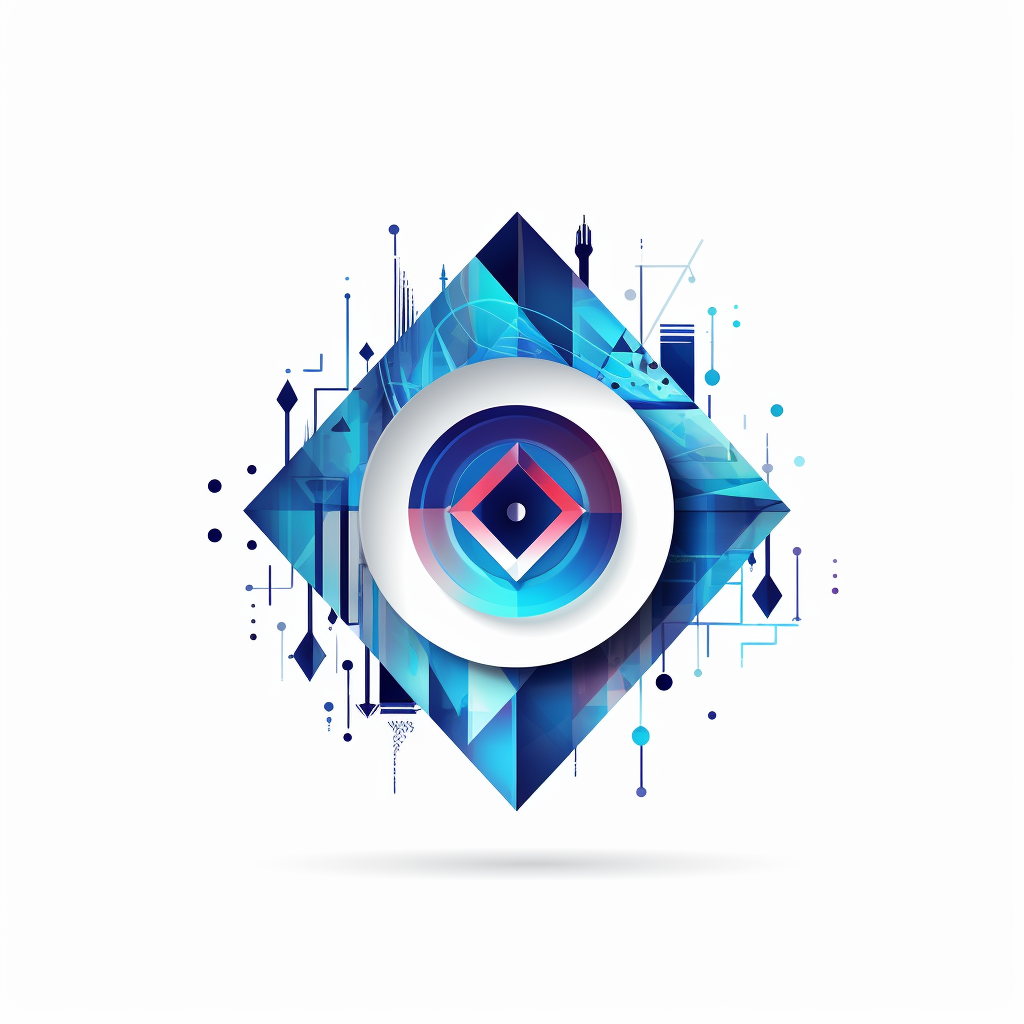 AI vision logo representing advanced technology