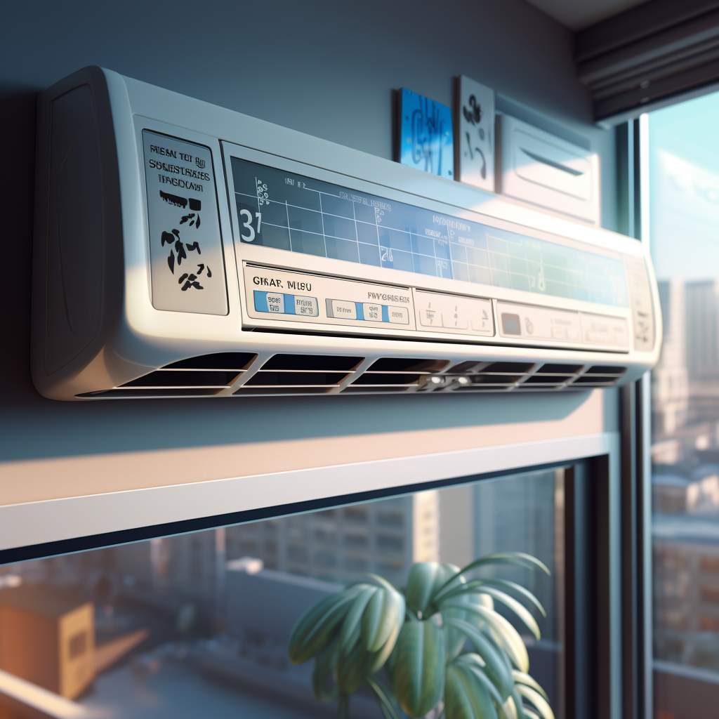 Air conditioner control system in use