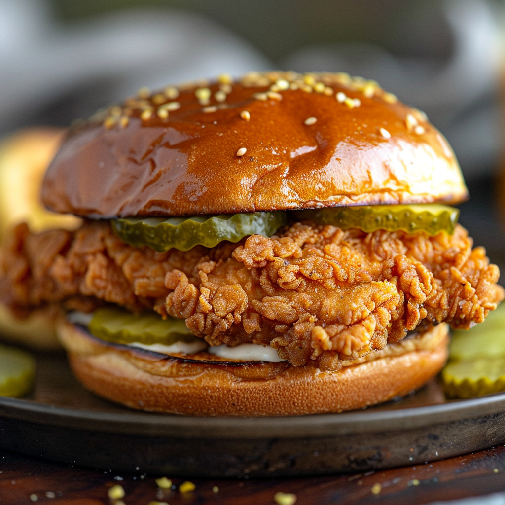 Tasty Air Fried Chicken Sandwich