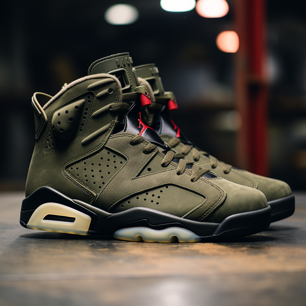 Stylish Air Jordan 6 Travis Scott Sneakers