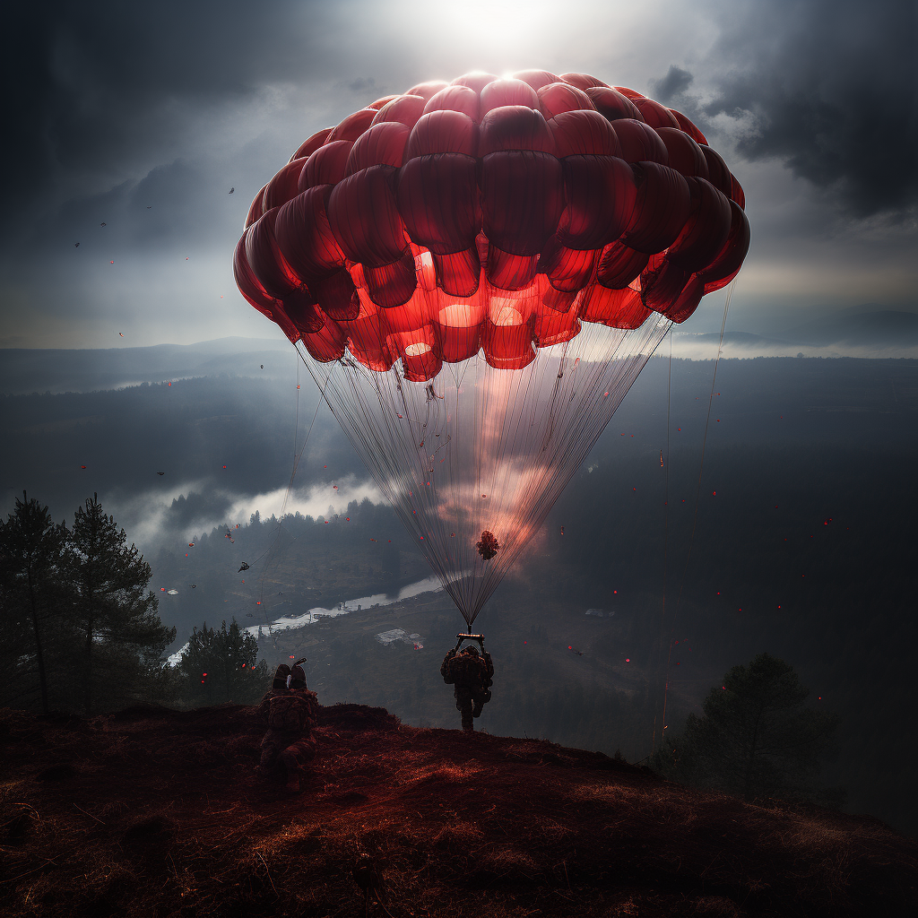 Airdrop being dropped on DayZ at military location