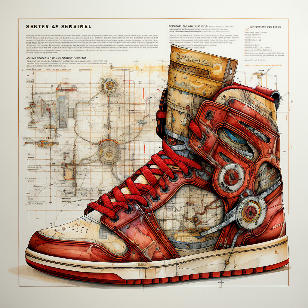 Air Jordan 1 with Sacred Geometry Design