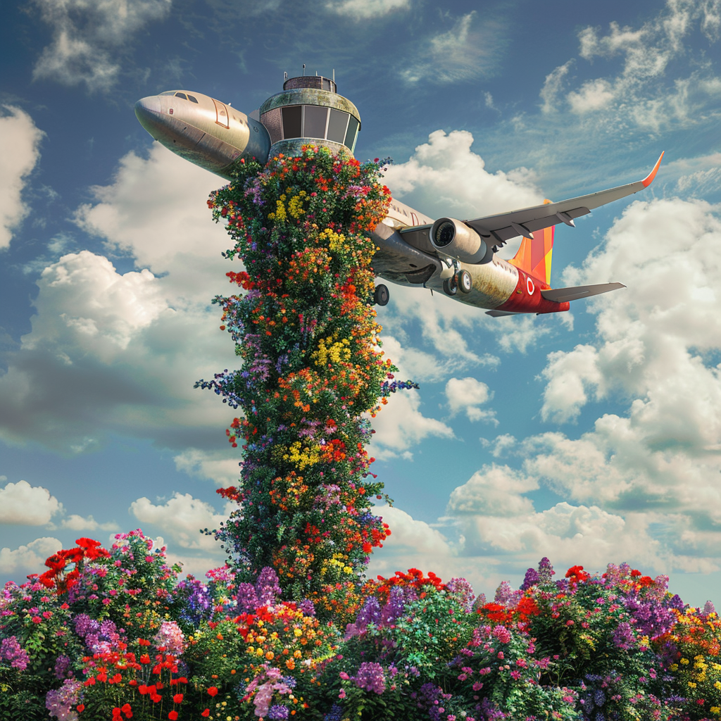 Flowers Airplane Control Tower