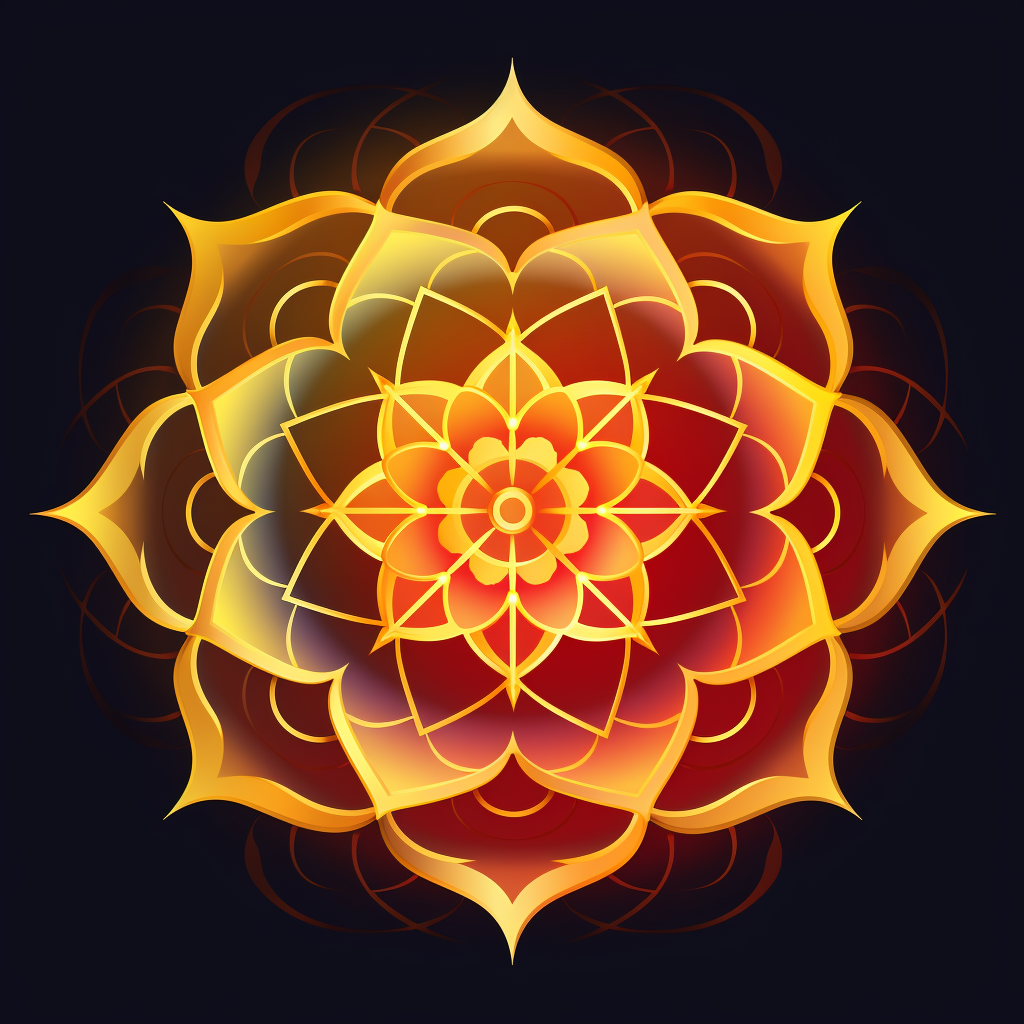 Ajna Chakra symbol for enhanced intuition