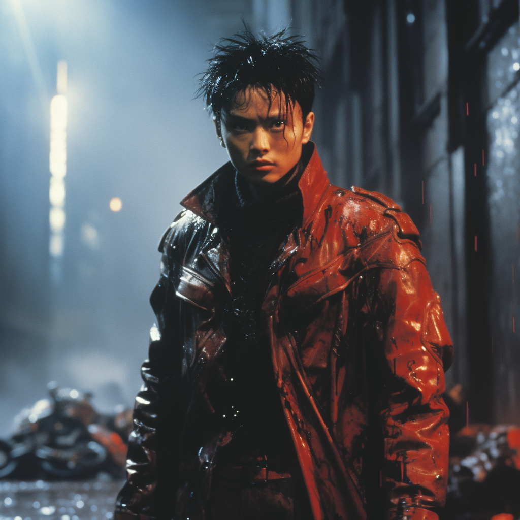 Teenage boy Tetsuo from Akira in live action movie