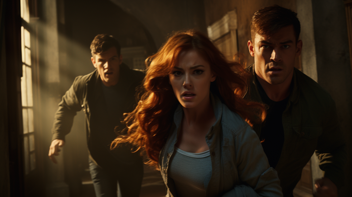 Young Alan Ritchson and Isla Fisher in Army Base Corridor  ?‍♂️