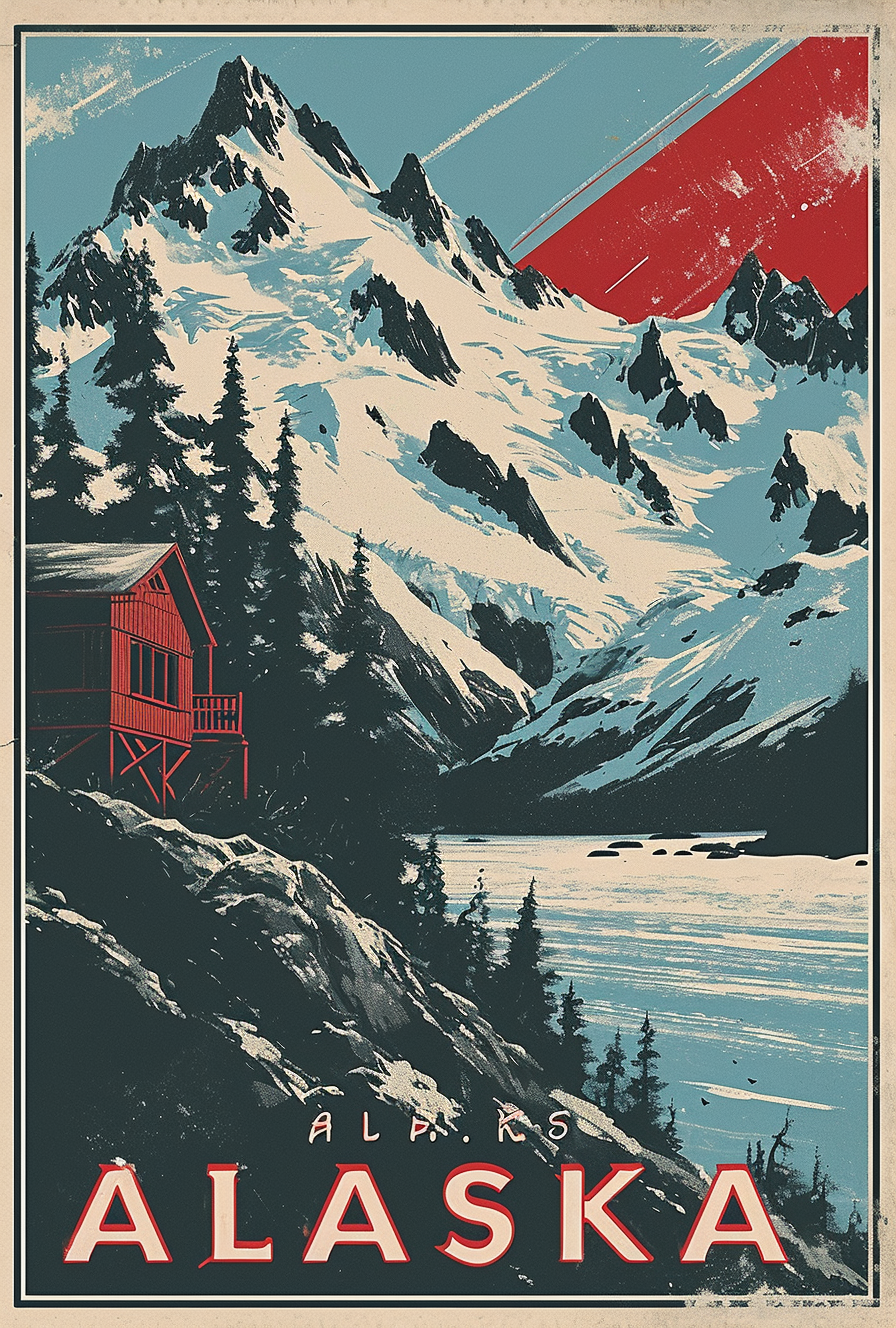 ALASKA poster in Tycho style