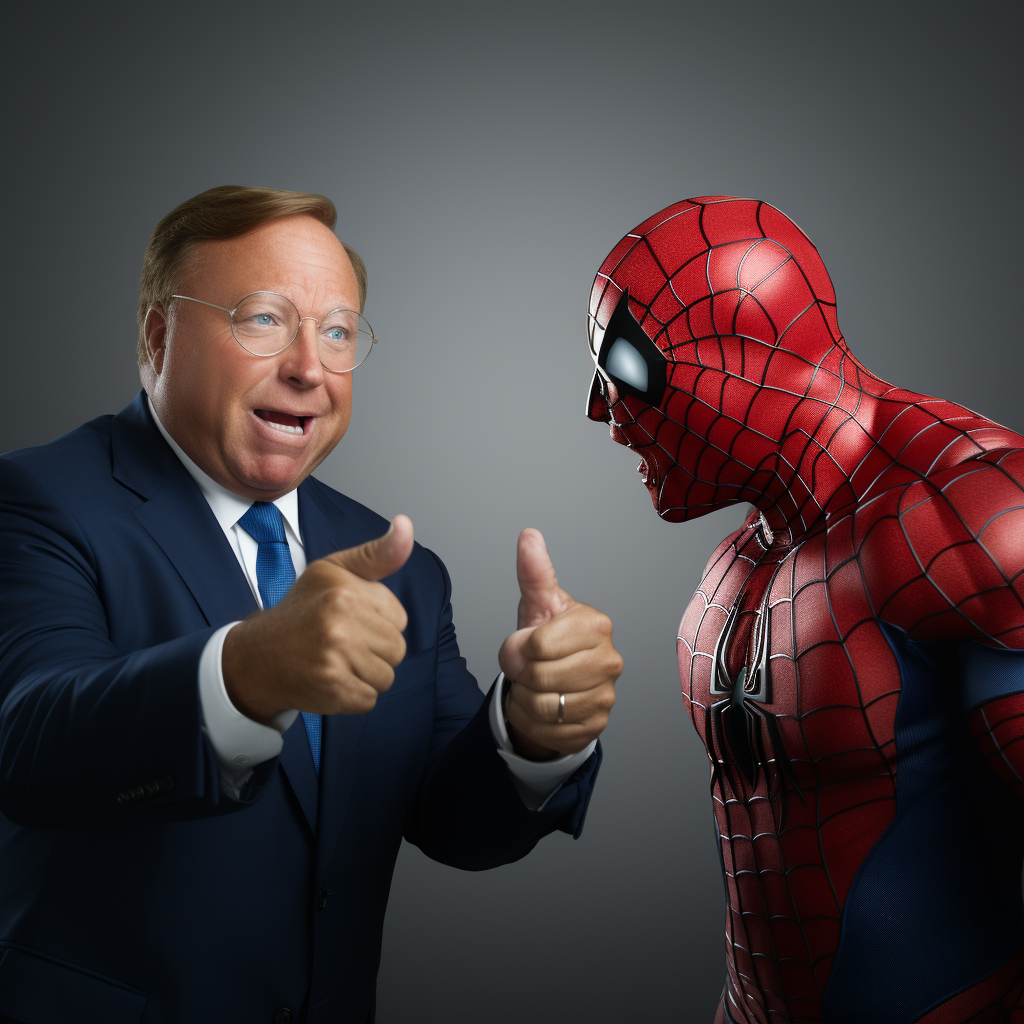 Alex Jones Spider-Man Meme