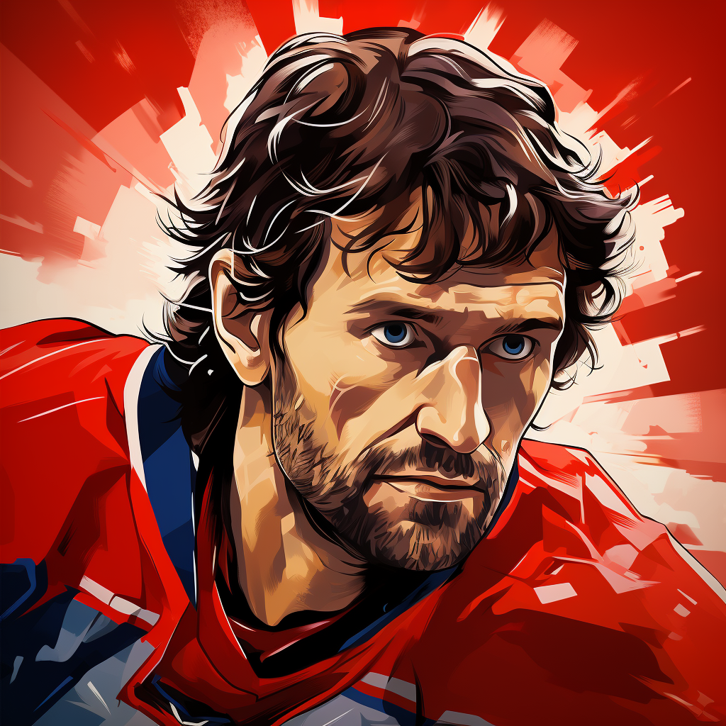 Alexander Ovechkin Cartoon Illustration