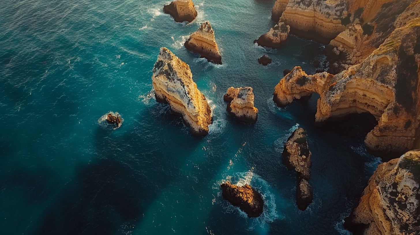 Algarve Coast Bird's-eye View