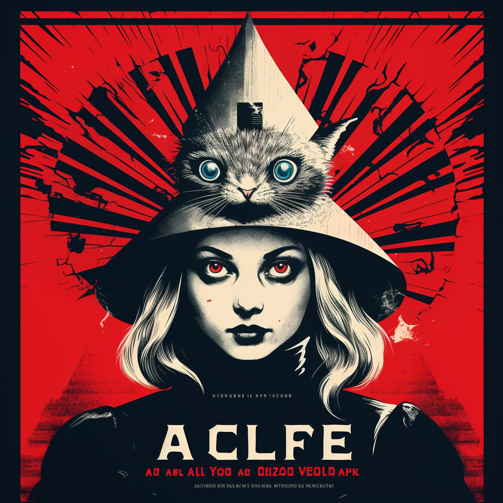 Free Alice  Soviet Propaganda Poster