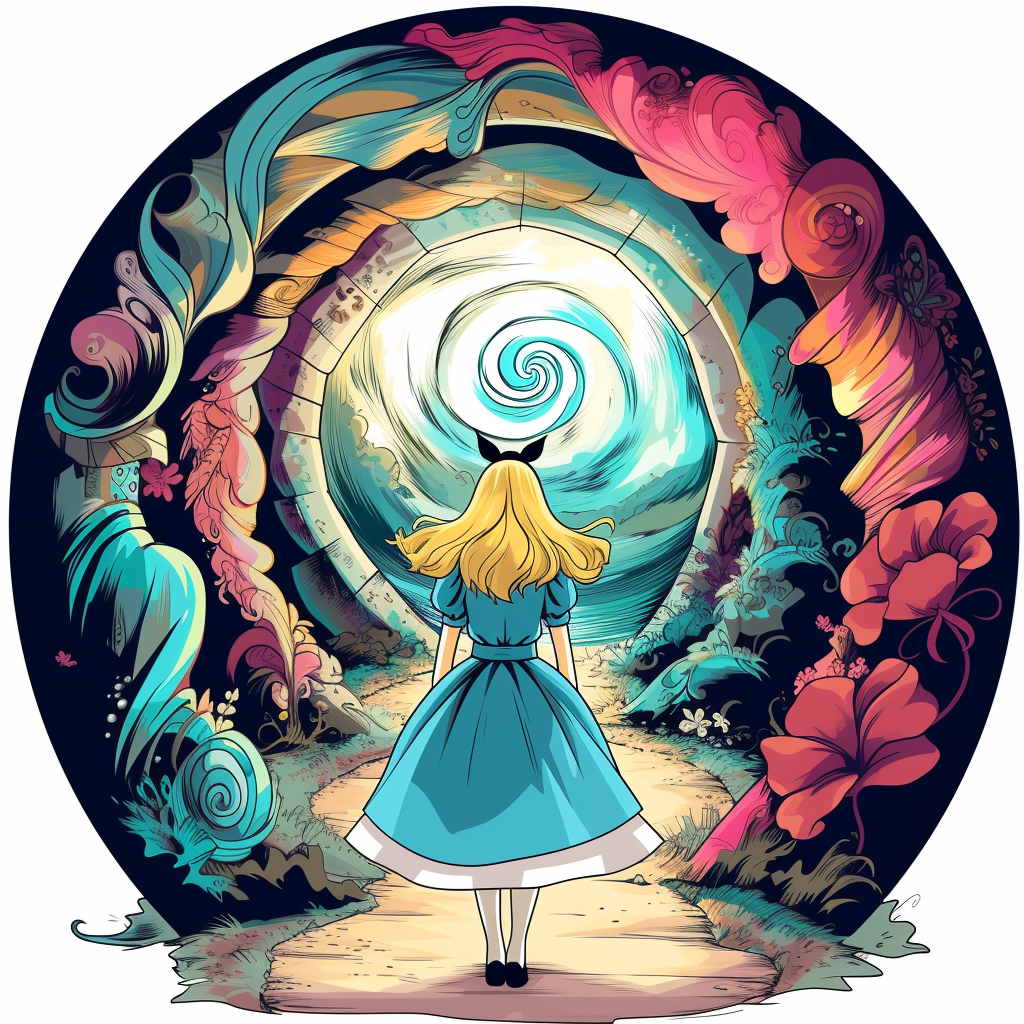 Alice Wonderland Portal Anime