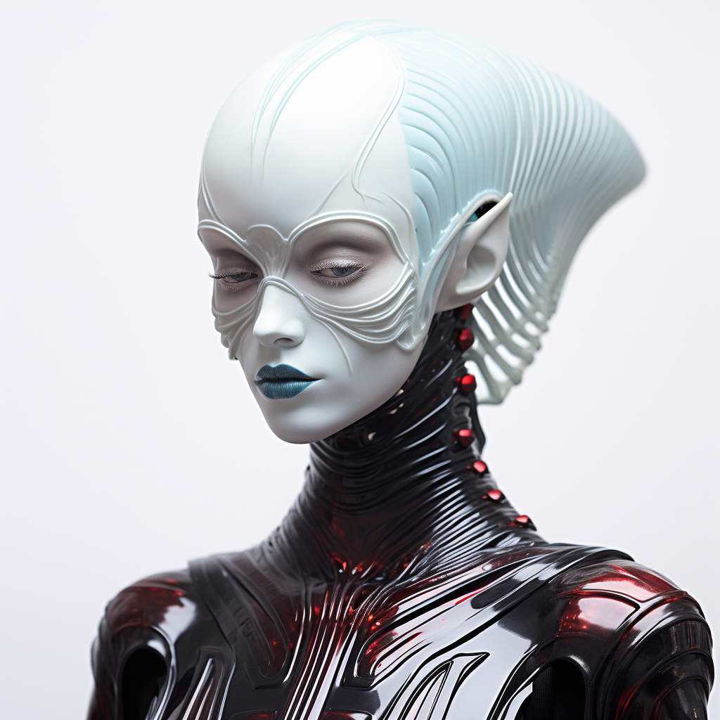 Fashionable Alien Model Hybrid