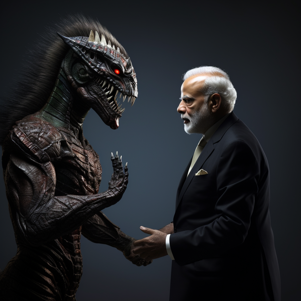 Alien vs Predator vs PM Modi Clash