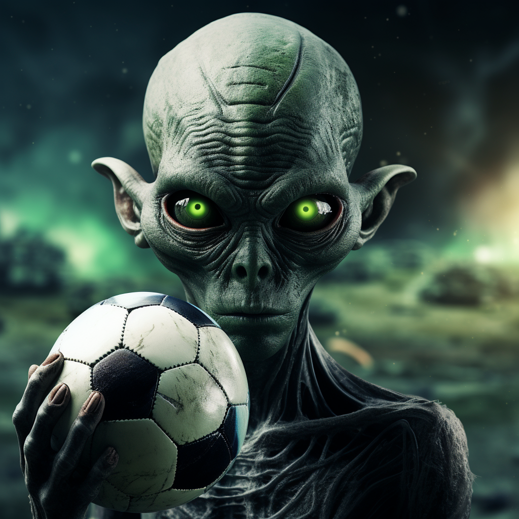 Alien football game plan conquering Earth