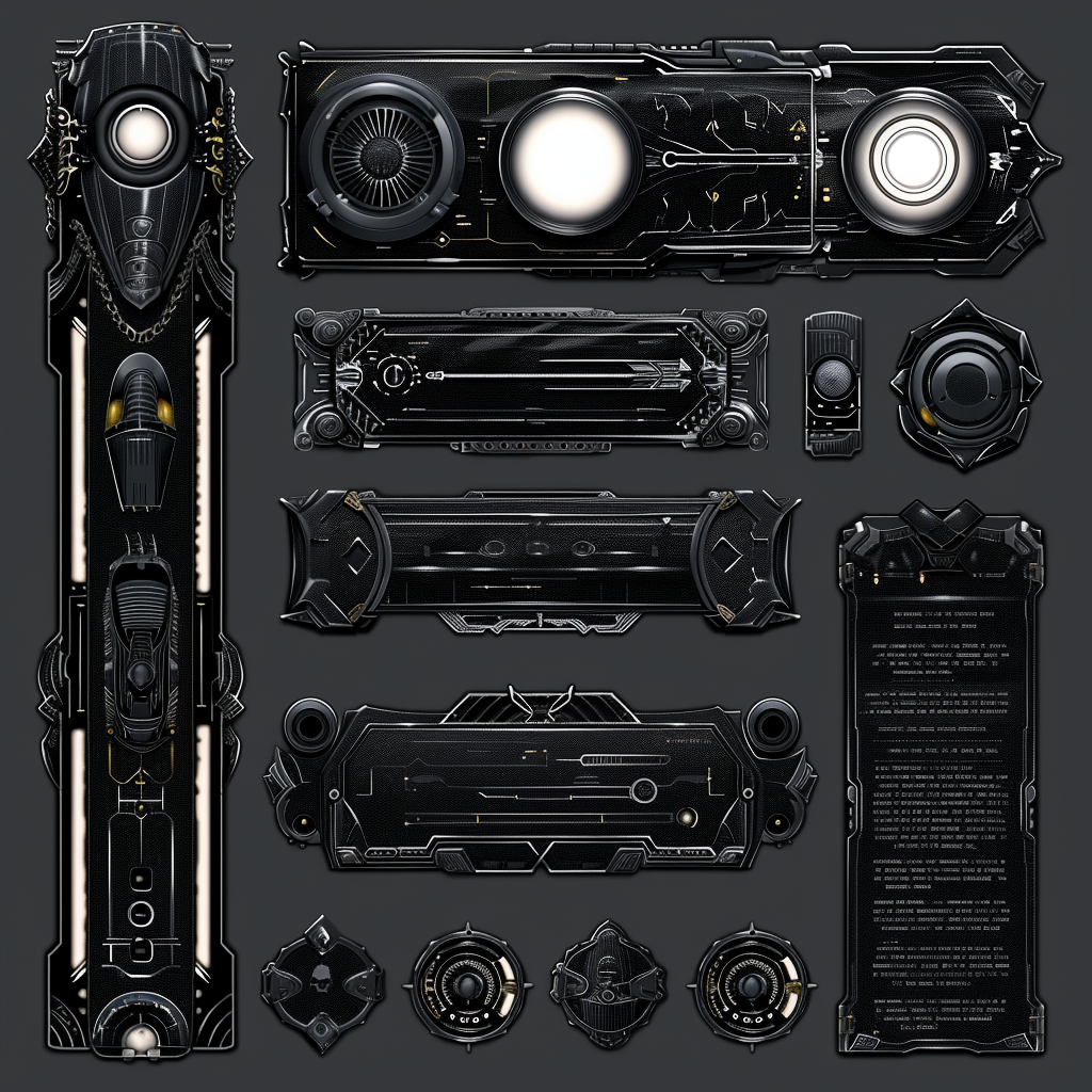 Alien Game UI Elements