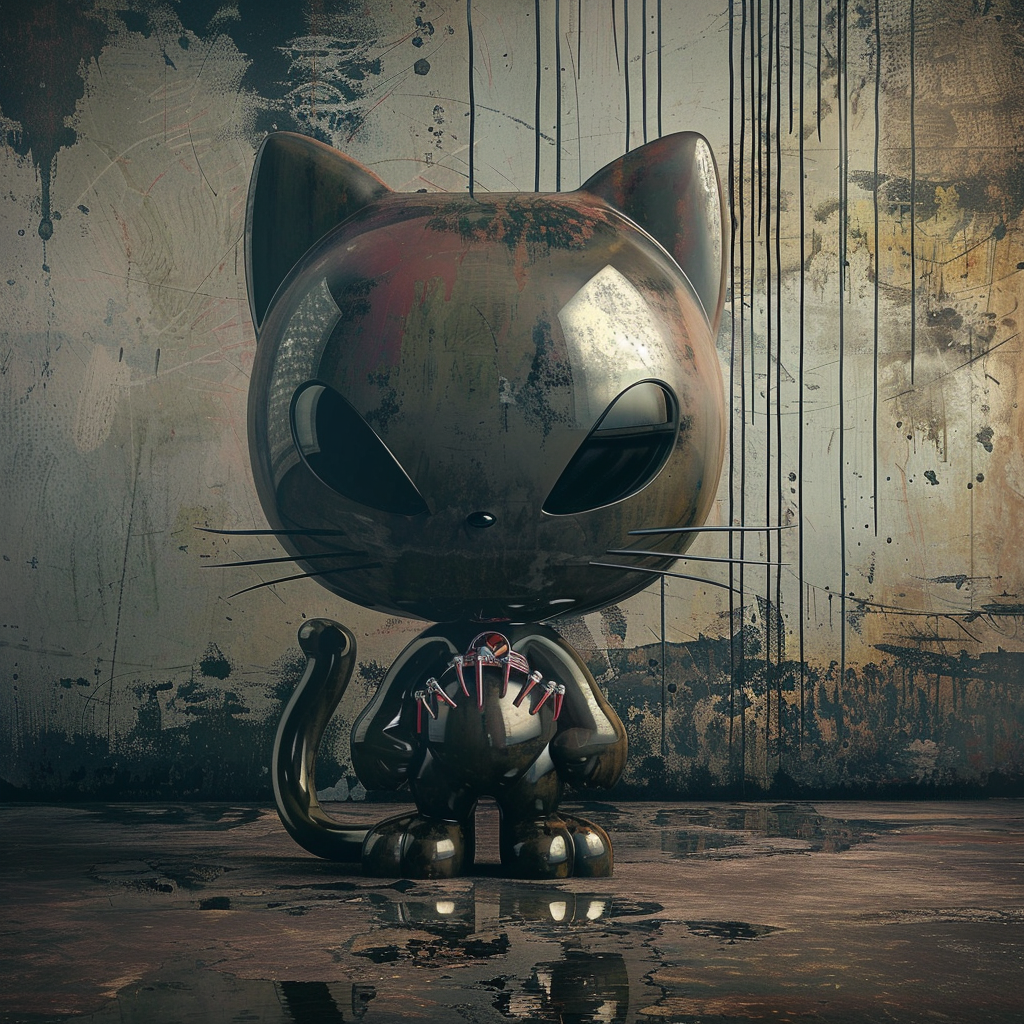 Adorable Alien Hello Kitty Character