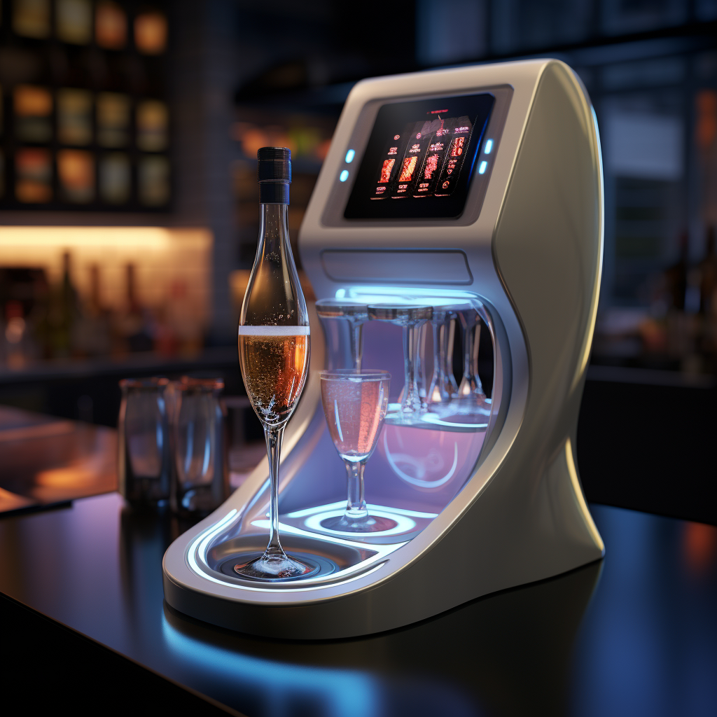 Alkohol Coctail Machine with Touch Screen