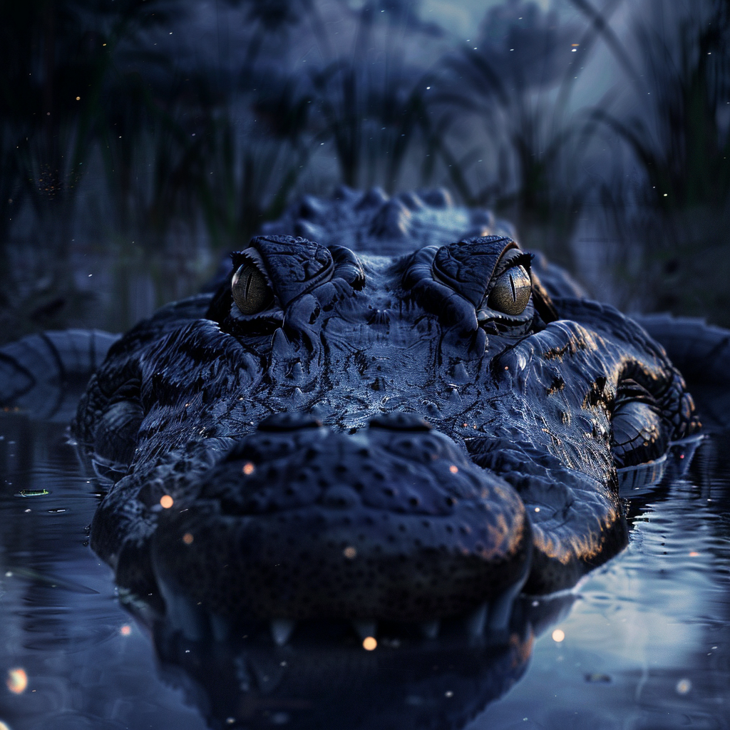 Alligator in Cool Atmosphere