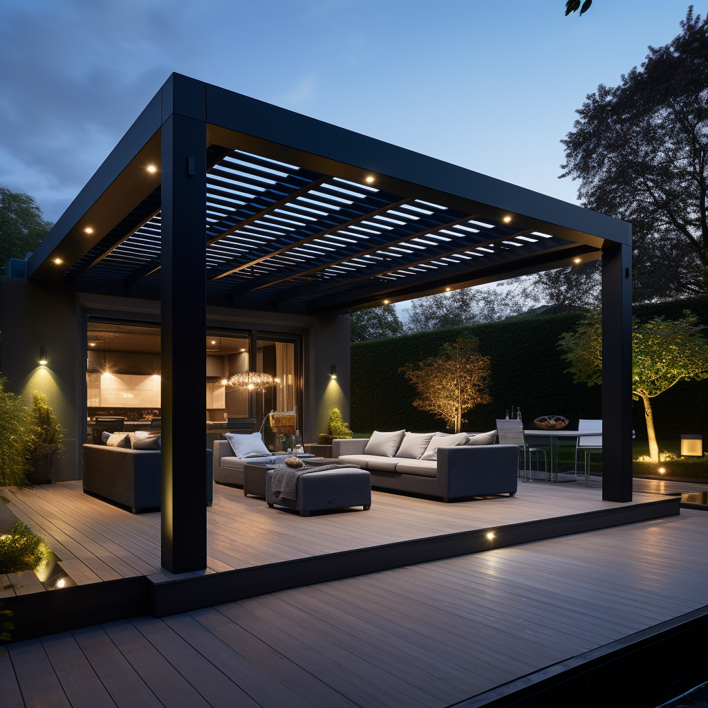 Stylish Aluminium Pergola Design