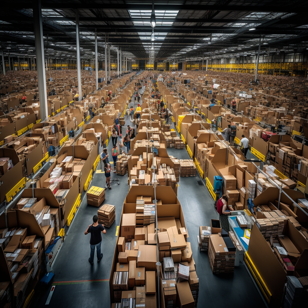 Large Amazon Warehouse Corporation