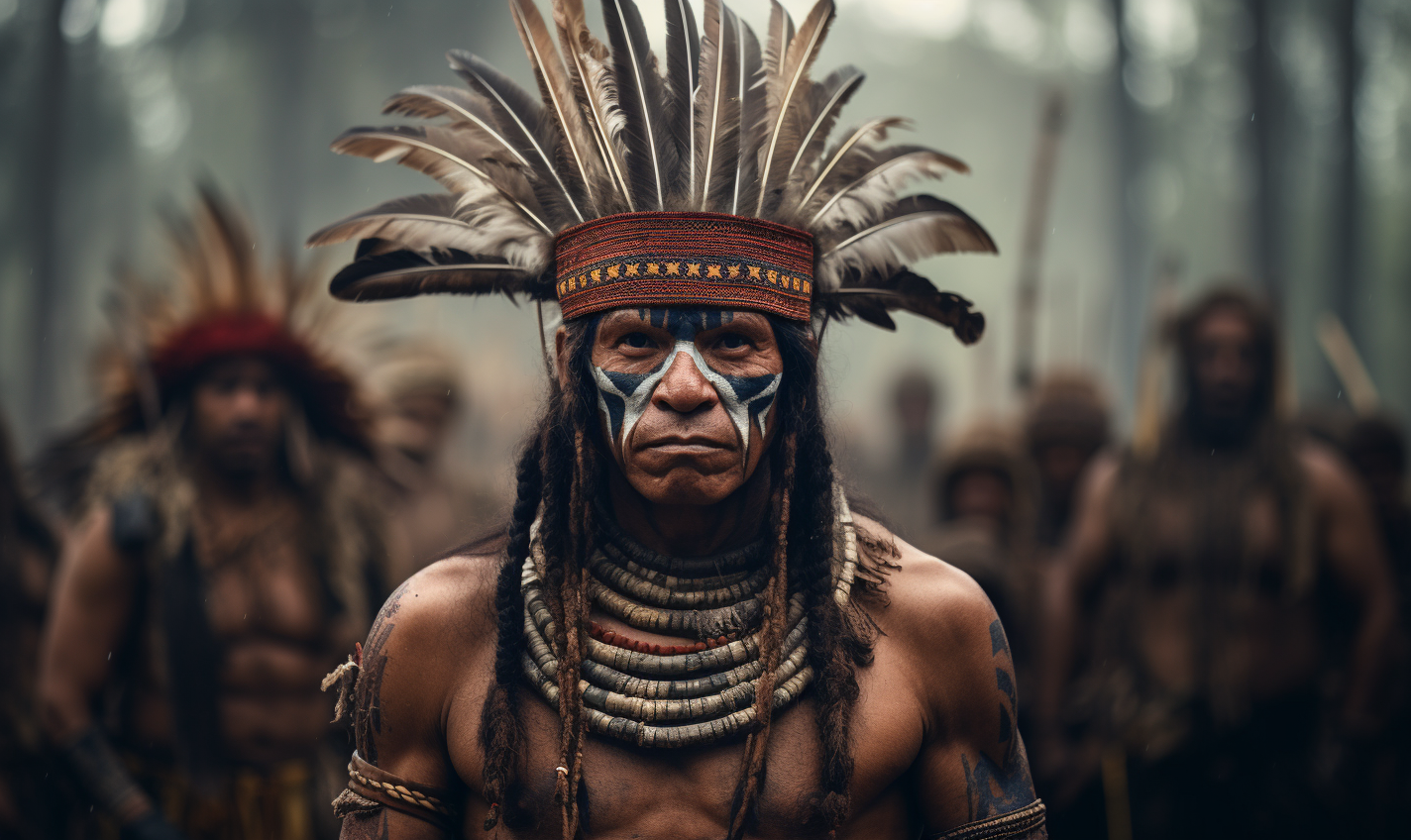 A mesmerizing cinematic look of Amazon tribe people