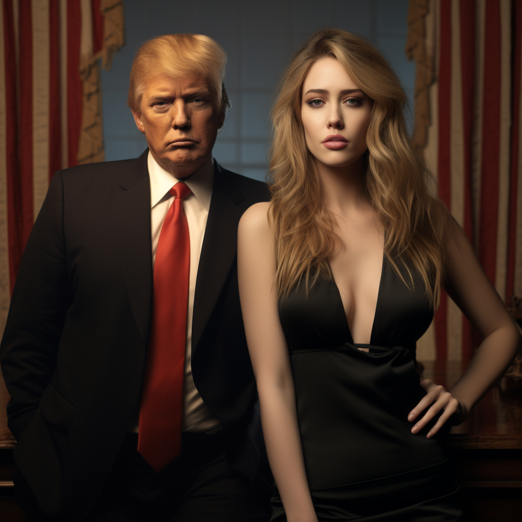 Amber Heard as Donald Trump