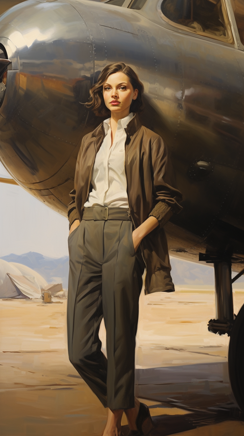 Amelia Earhart by Airplane  ?️