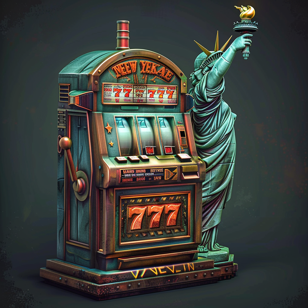 Liberty Slot Machine Illustration