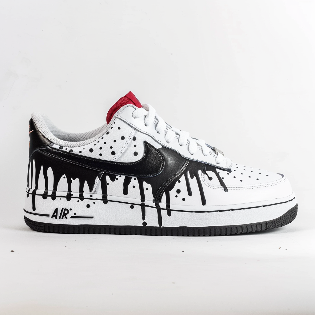 Amiri Leather Air Force 1 Sneakers