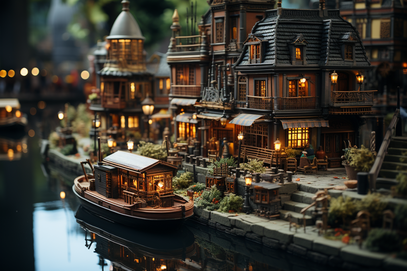 Beautiful Amsterdam with Tilt-Shift Effects
