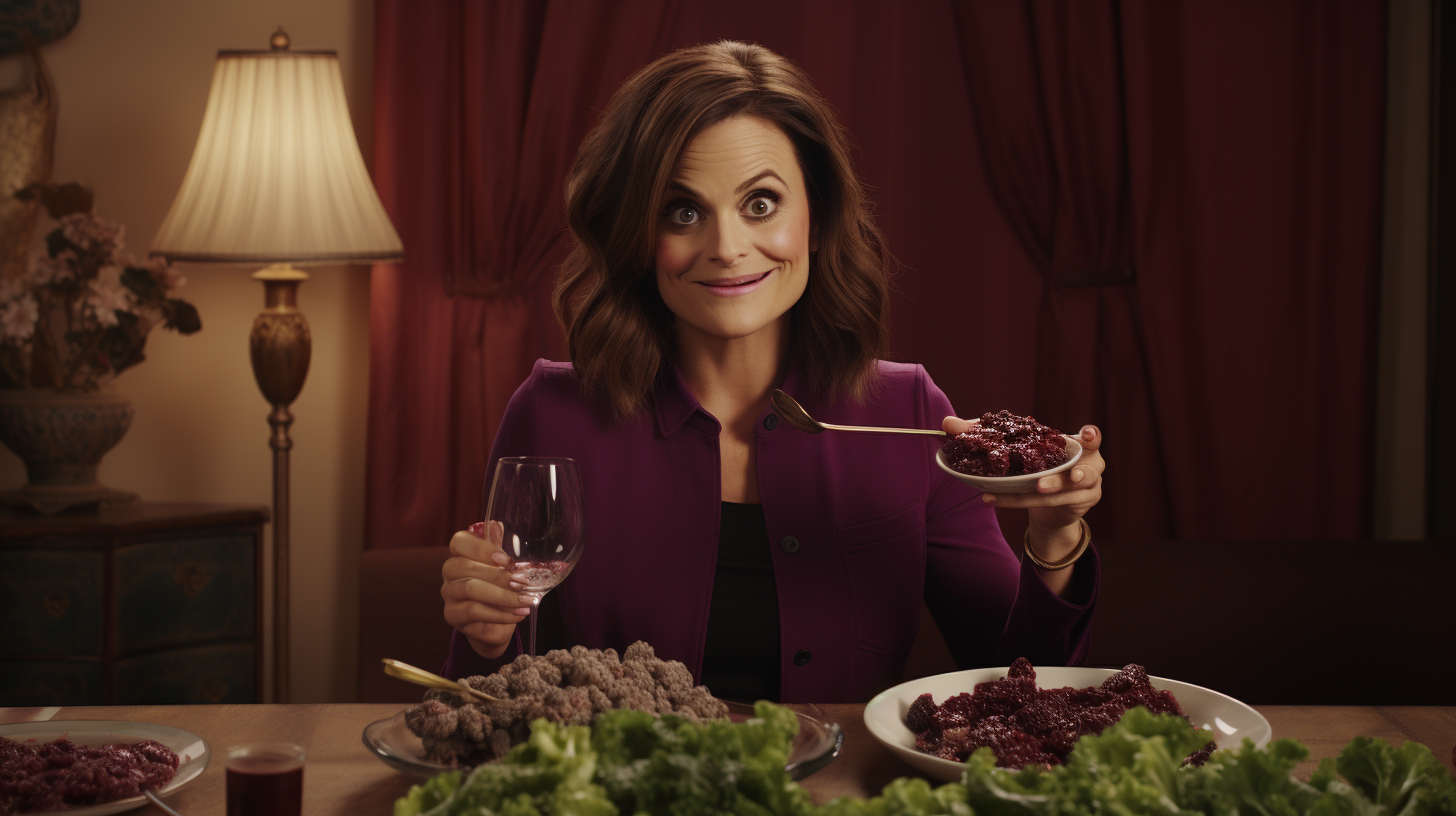 Amy Poehler and Tina Fey enjoying grapes