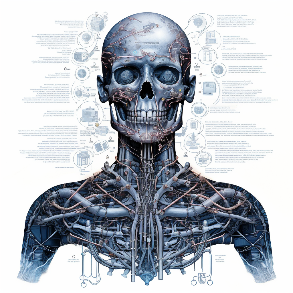 Anatomical Drawing of AI