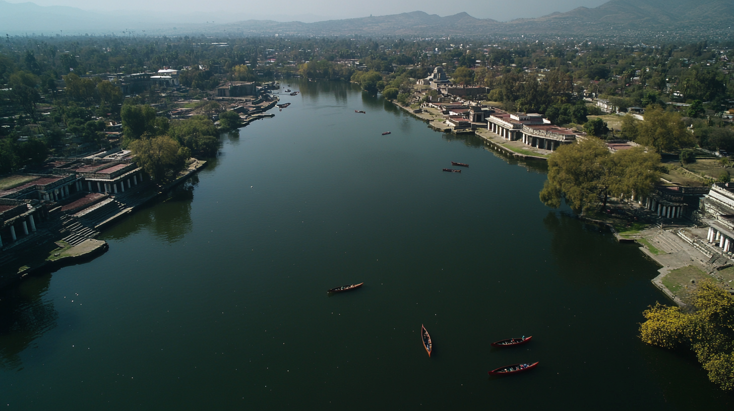 Aztec Lake City Suburbs View