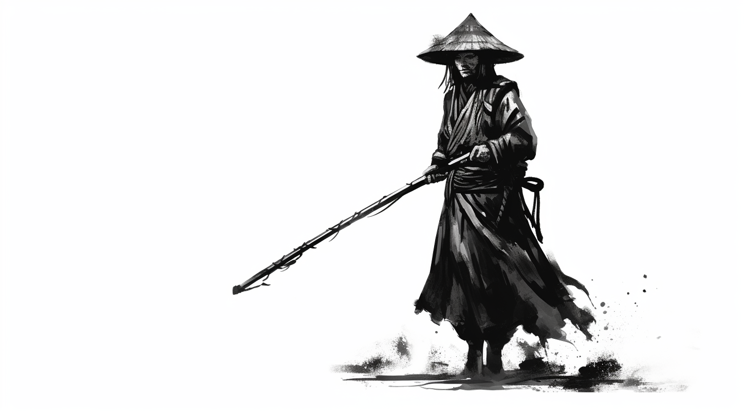 Ancient Chinese General with Spear