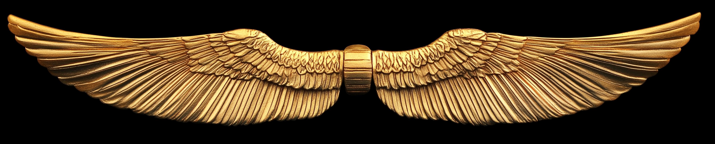 Egyptian gold winged jewellery design