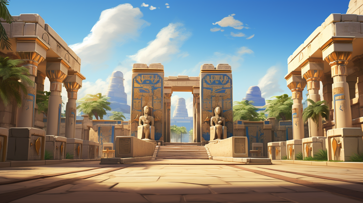 Ancient Horus Temple in all its glory