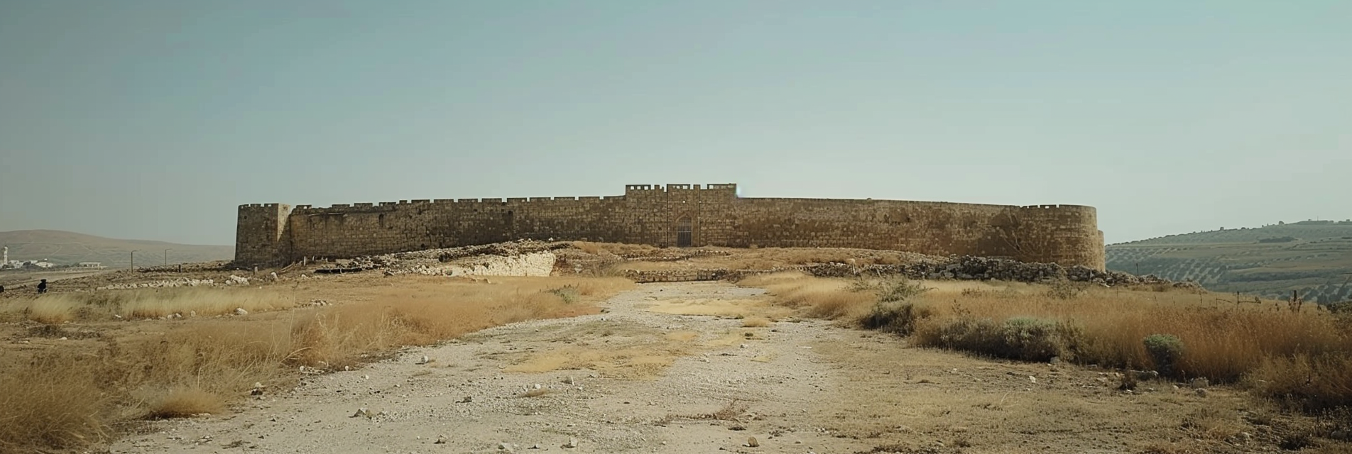 Ancient Israel City Walls Nikon