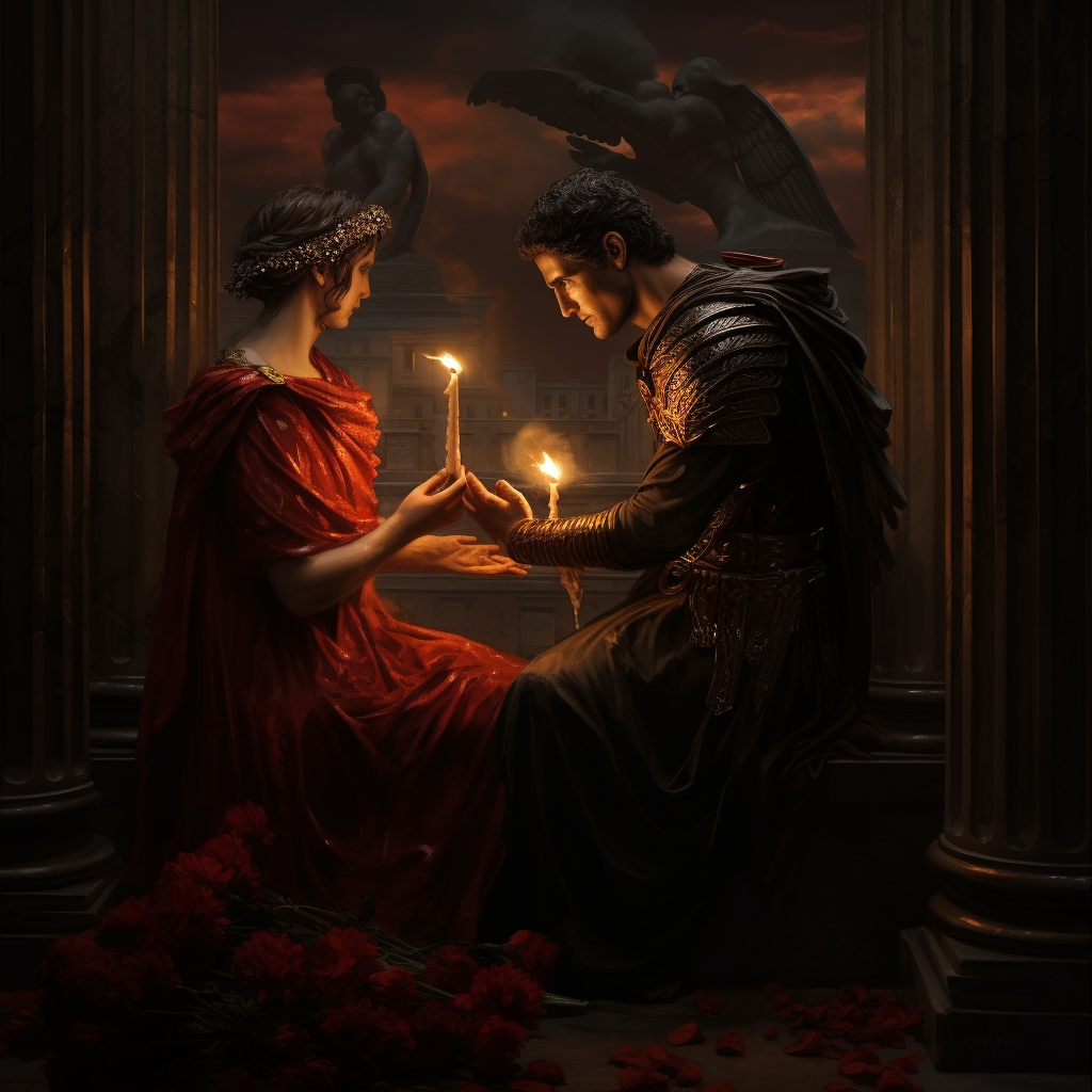 Ancient Rome Clandestine Flame Valentine Sacrifice