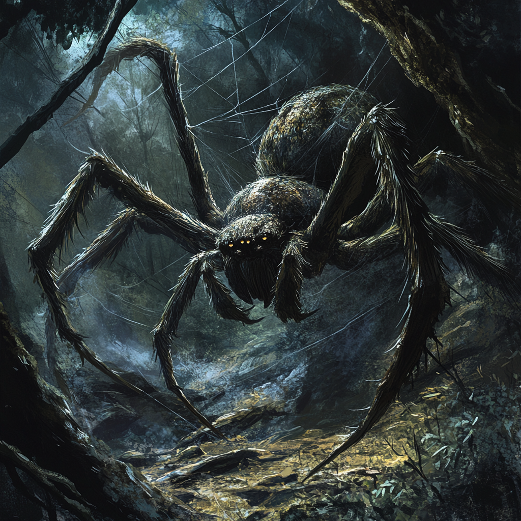 realistic ancient spider fantasy