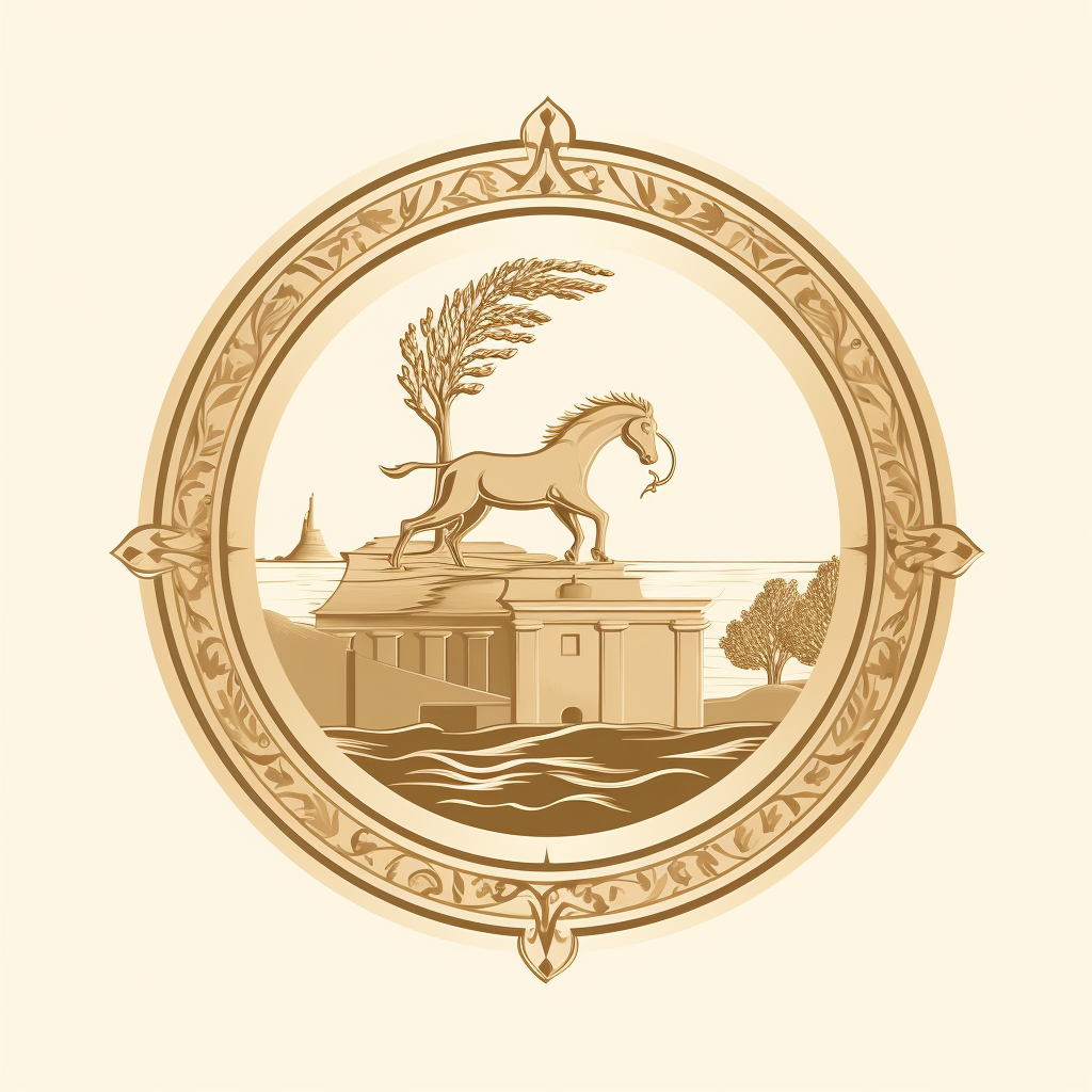 Timeless and elegant logo inspired by Ancient Greece