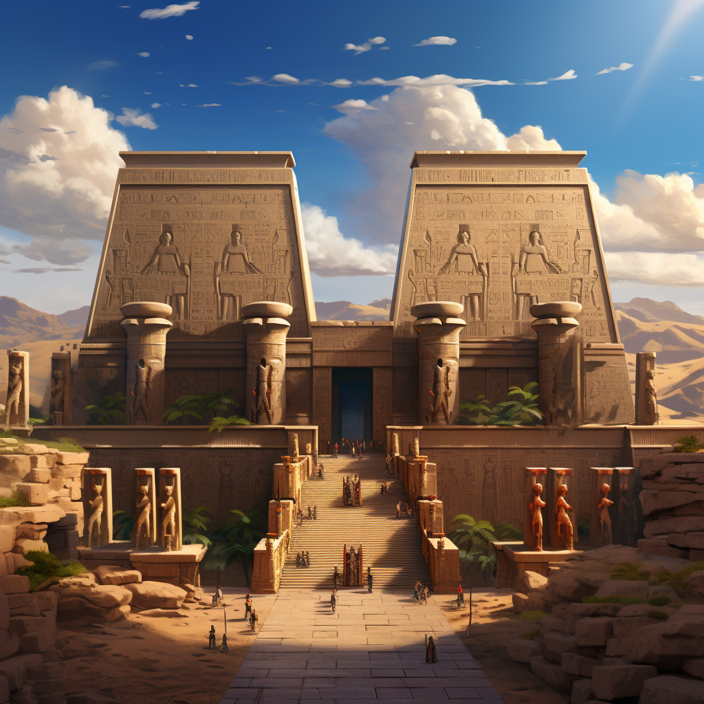 Ancient Horus Temple, a historic landmark